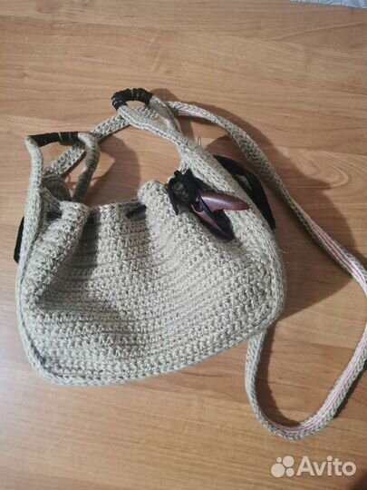 Cумка из джута - ручная работа