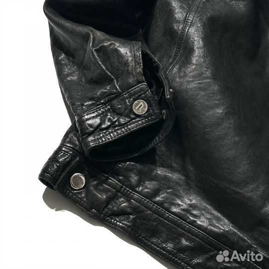 Кожаная куртка Diesel vintage leather jacket