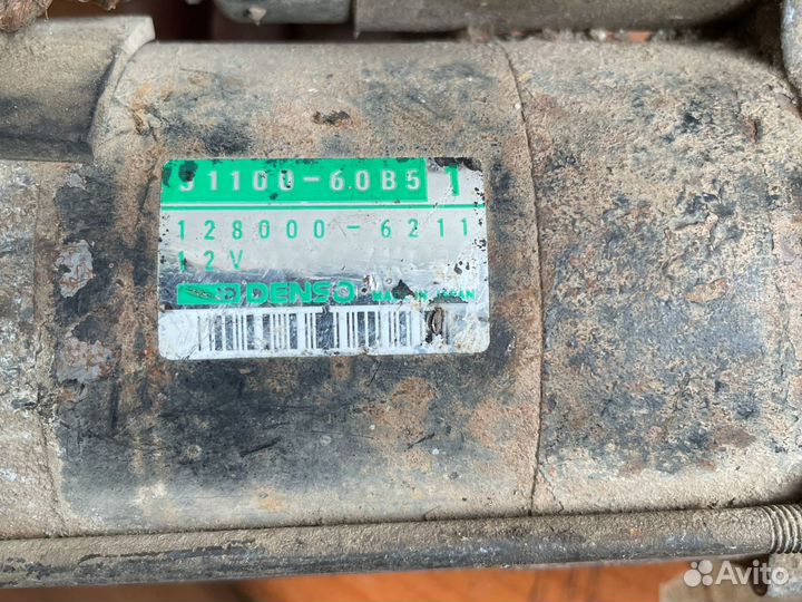 Стартер на Subaru Suzuki
