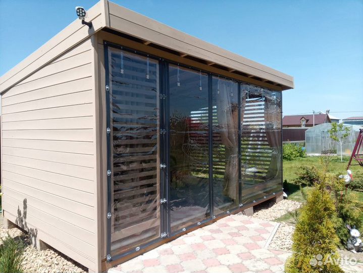 Мягкие окна для беседок. Москитные сетки