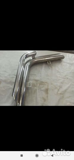 Защита заднего бампера toyta land cruser 100