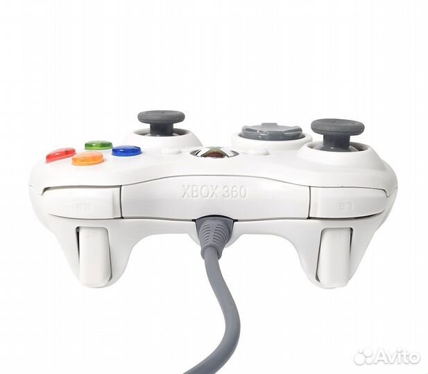 Геймпад xbox 360 / PC проводной белый