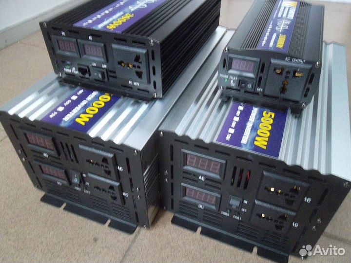 Инверторный преобразователь чистый синус 12-24-220