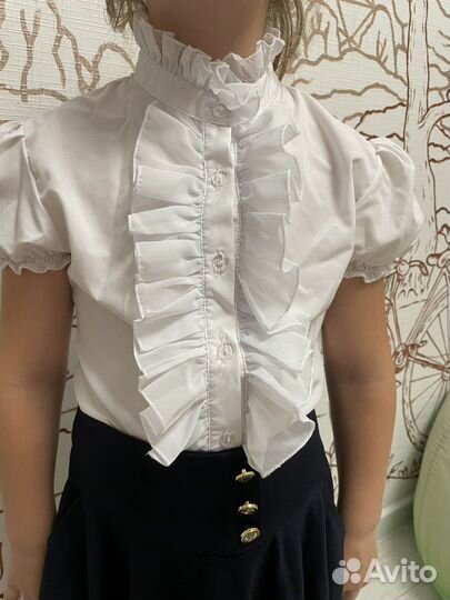 Блузка школьная