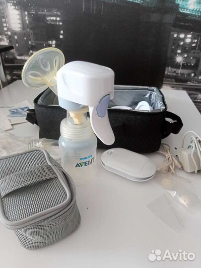 Молокоотсос avent электрический,ручной б/у