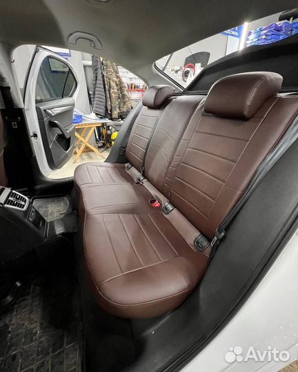 Авточехлы из экокожи Skoda Octavia A-7