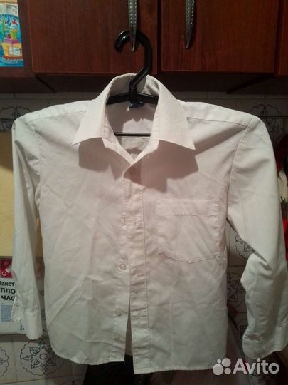 Рубашки на мальчика 122-128