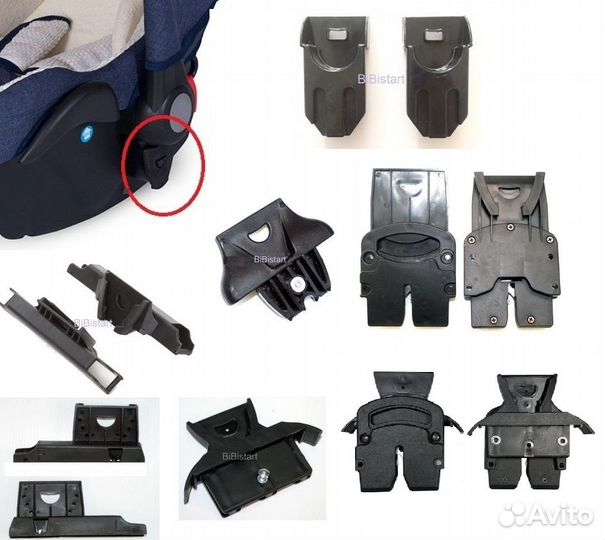 Переходники для установки автолюльки на коляску