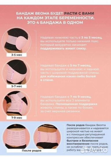 Бандаж для беременных и после родов