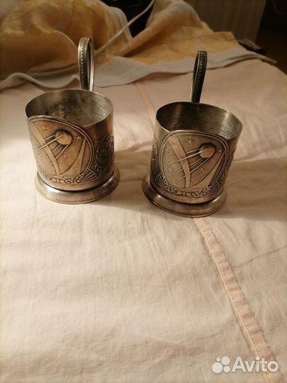 Подстаканник мельхиоровый СССР