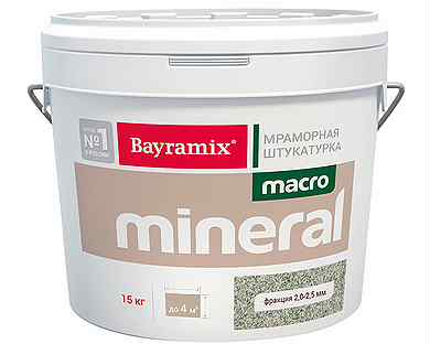 Штукатурка Bayramix Macro Mineral XL 1043