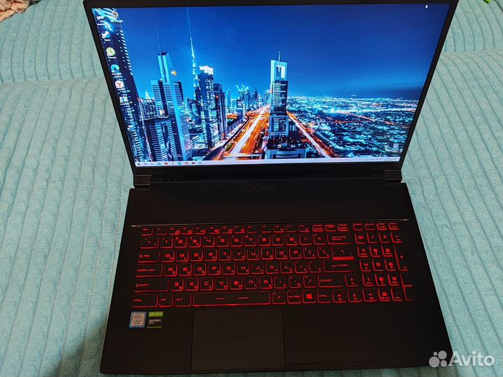 Игровой ноутбук msi GF75 Thin