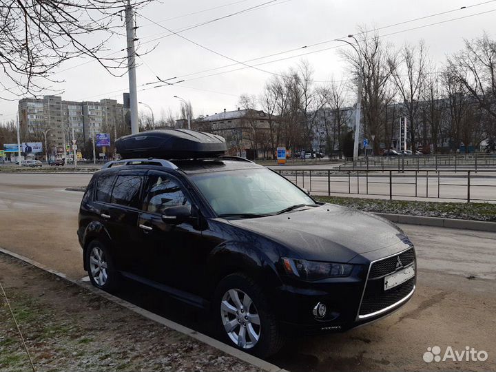 Бокс Broomer 430 черный на Mitsubishi Outlander
