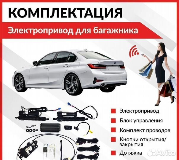 Электропривод багажника BMW 3 G20