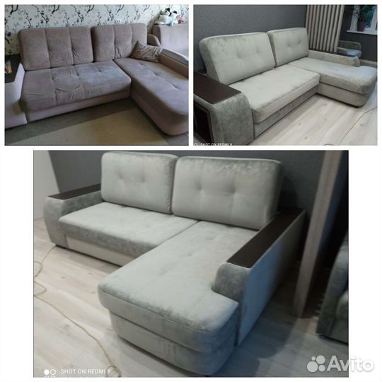 Перетяжка мягкой мебели