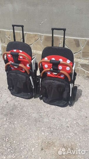 Коляска для двойни от рождения (девочки)