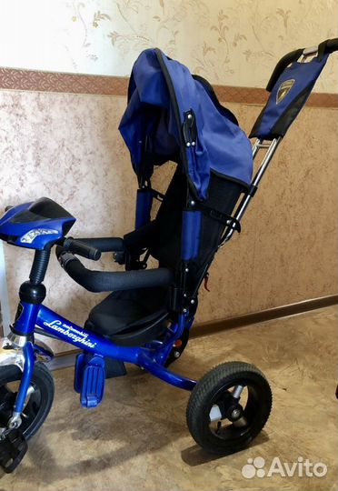 Детский велосипед с ручкой Lamborgini