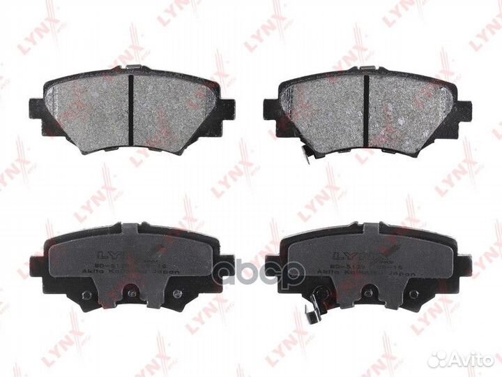 Колодки тормозные дисковые зад BD5129 lynxauto