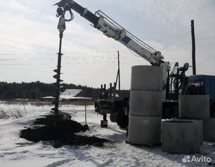 Бурение Колодца и Септика Машиной