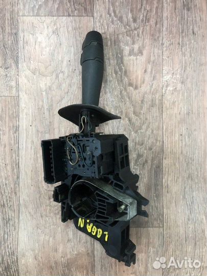 Подрулевой переключатель света левый Renault Logan