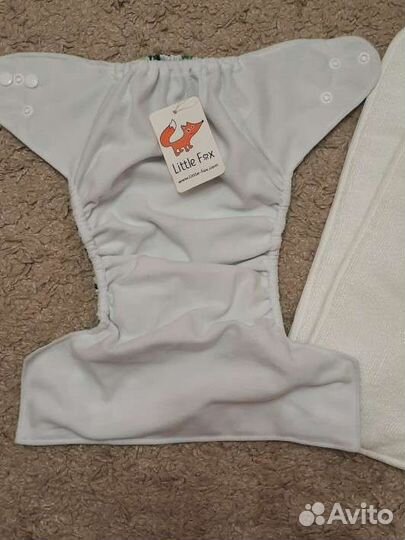 Многоразовый подгузник трусики little fox