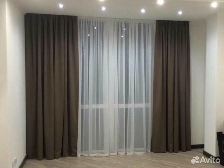 Шторы блэкаут готовые, цвета в ассортименте