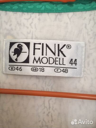 Винтажное платье Fink Modell фрг 80-е гг