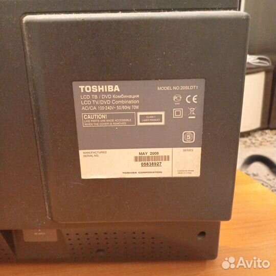 Телевизор видеодвойка Toshiba