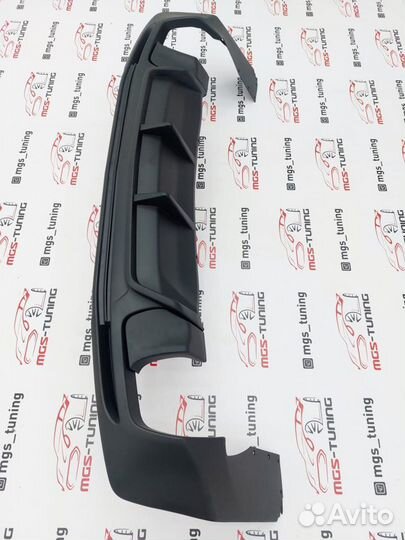 Диффузор 1х1 стиль ZL1 на Chevrolet Camaro 16-18г