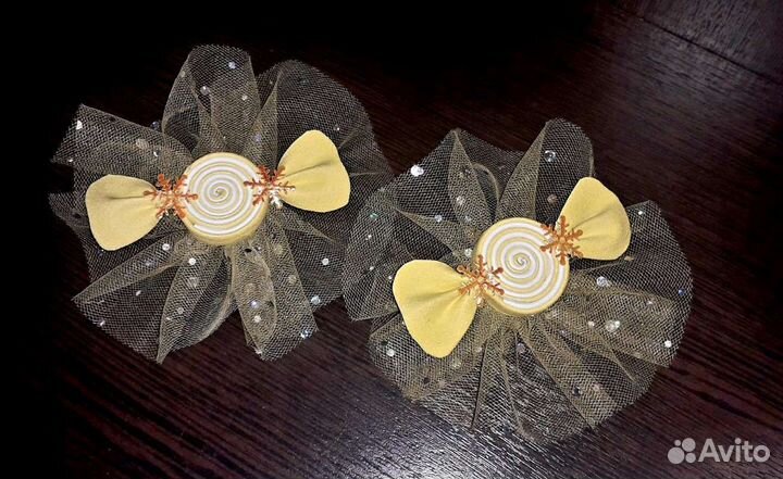 Бантики для волос конфетки