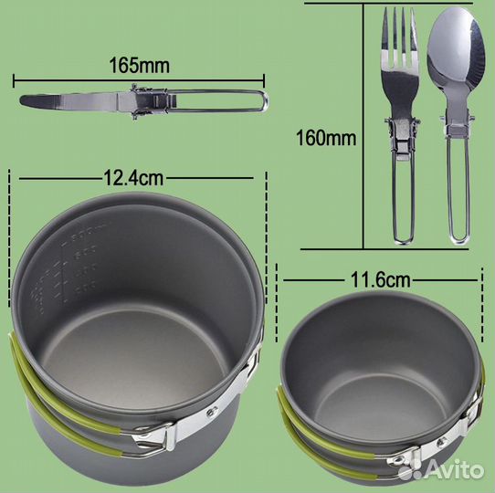 Походная посуда туристическая посуда