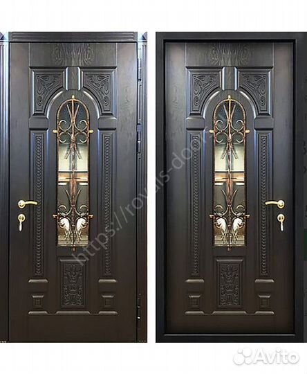 Уличная дверь с терморазрывом