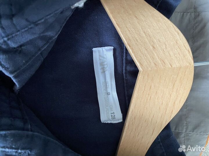 Джинсовая рубашка zara для мальчика