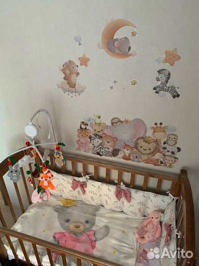 Бортики в детскую кроватку