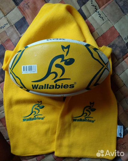 Мяч+шарф сборной Австралии по регби