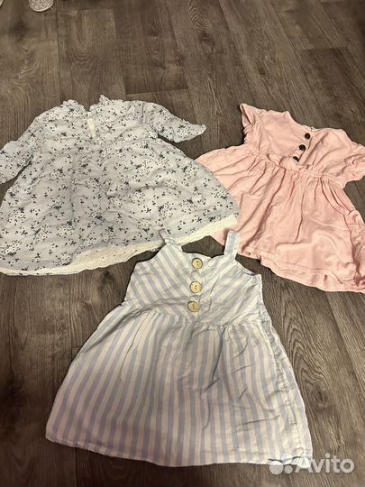 Вещи пакетом на девочку 92 98