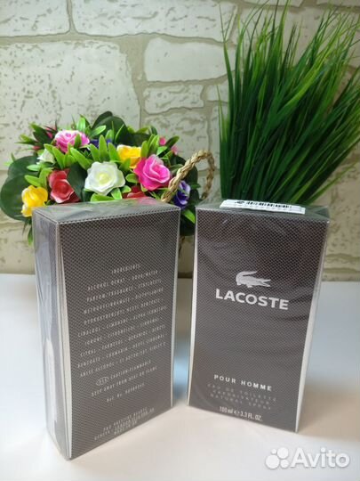 Lacoste Pour Homme, 100 ml мужская туалетная вода