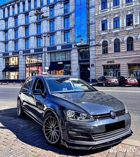 Сплиттер универсальный / накладка передний бампер