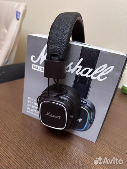 Наушники marshall major 4 коричневые