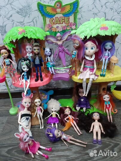 Набор кафе и куклы Энчантималс