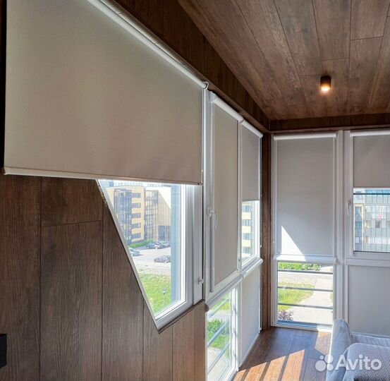 Рулонные шторы день ночь