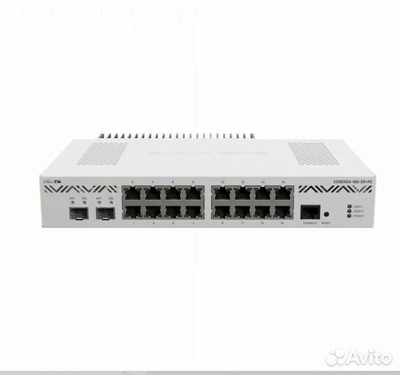 Маршрутизатор mikrotik CCR2004-16G-2S+PC