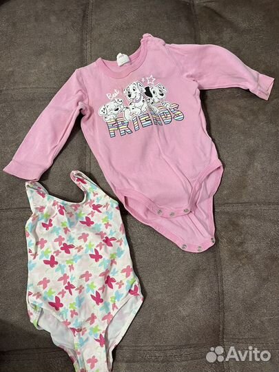 Детские вещи пакетом на девочку 80