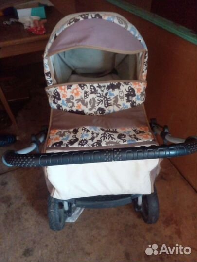 Детская коляска трансформер 2 в 1 зимне летняя