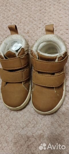 Кеды утеплённые H&M песочного цвета