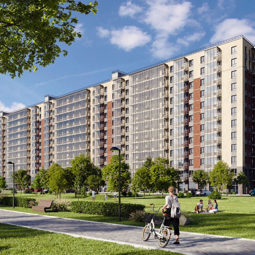 1-к. квартира, 41,6 м², 3/12 эт.