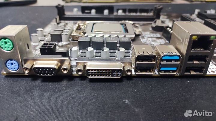 Материнская плата b250 BTC-12P + G4400