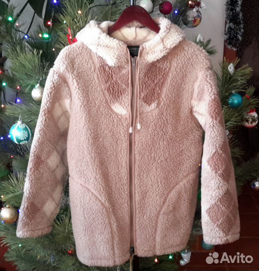 Куртка чистая шерсть меринос Италия