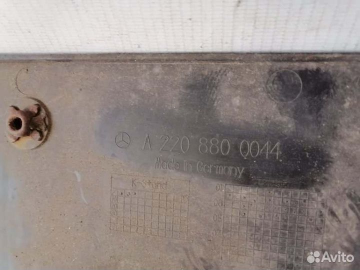 Накладка под номер Mercedes-Benz S-Class W220