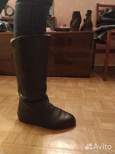 Сапоги зимние широкое голенище